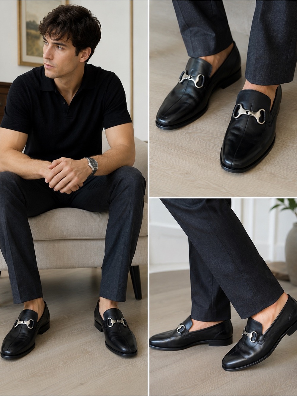 Vintage Foundry Co. NYC Leather Horsebit Slip On Loafers Men’s Dress Shoes